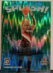 Damian Lillard [Green Shock] #6 Basketball Cards 2022 Panini Donruss Optic Splash Prices