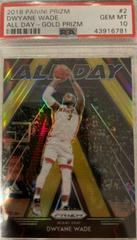 Dwyane Wade [Gold Prizm] Basketball Cards 2018 Panini Prizm All Day Prices