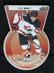 Ridly Greig [Red] Hockey Cards 2022 Upper Deck Team Canada Juniors Medal Hopefuls Prices