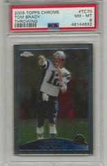 Tom Brady [Throwing] Football Cards 2009 Topps Chrome Prices
