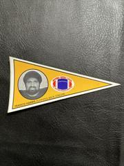 Franco Harris [Yellow] Football Cards 1979 NFLPA Pennant Stickers Prices