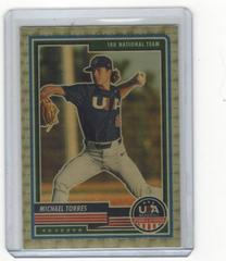 Michael Torres [Gold] #52 Baseball Cards 2023 Panini Stars & Stripes USA Prices