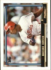Mariano Duncan [Gold] #30T Baseball Cards 1992 Topps Traded Prices