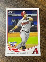Gerardo Parra #34 Baseball Cards 2013 Topps Opening Day Prices
