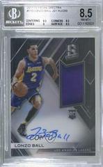 Lonzo Ball [Autograph Jersey] Basketball Cards 2017 Panini Spectra Prices