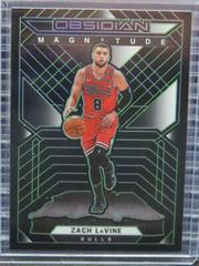 Zach LaVine [Green] #3 Basketball Cards 2021 Panini Obsidian Magnitude Prices