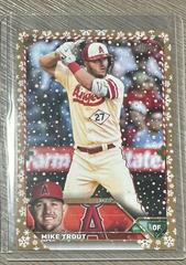 Mike Trout [Golden] #H27 Baseball Cards 2023 Topps Holiday Prices