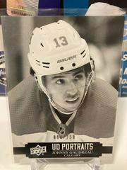 Johnny Gaudreau [Black & White] Hockey Cards 2021 Upper Deck UD Portraits Prices