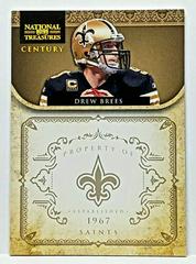 Drew Brees [Century Gold] Football Cards 2012 Panini National Treasures Prices