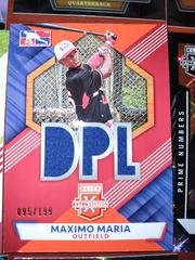 Maximo maria [Orange] Baseball Cards 2021 Panini Elite Extra Edition DPL Materials Prices