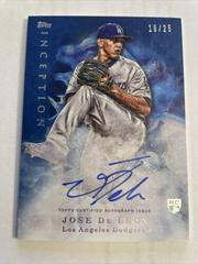 Jose De Leon [Autograph Blue] Baseball Cards 2017 Topps Inception Prices