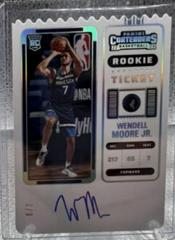 Wendell Moore Jr. [Autograph Stub Ticket] #103 Basketball Cards 2022 Panini Contenders Prices