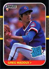Greg Maddux Baseball Cards 1987 Donruss Prices