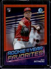 Reid Detmers [Orange] #ROYF-14 Baseball Cards 2022 Bowman Rookie of the Year Favorites Prices