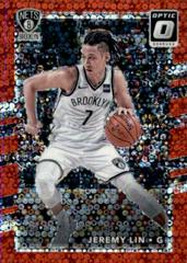 Jeremy Lin [Fast Break Red] Basketball Cards 2017 Panini Donruss Optic Prices