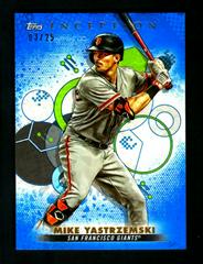 Mike Yastrzemski [Blue] #12 Baseball Cards 2022 Topps Inception Prices