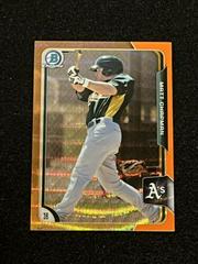 Matt Chapman [Orange Wave Refractor] Baseball Cards 2015 Bowman Chrome Prospects Prices