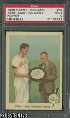1946 Most Valuable [Player] #32 Baseball Cards 1959 Fleer Ted Williams Prices