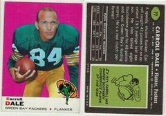 Carroll Dale Football Cards 1969 Topps Prices