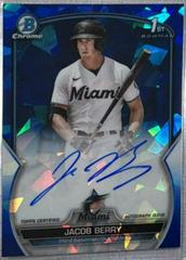 Jacob Berry #BSPA-JB Baseball Cards 2023 Bowman Chrome Sapphire Autographs Prices