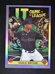 Kahlil Watson #ICFL-4 Baseball Cards 2022 Bowman Chrome It Came To The League Prices