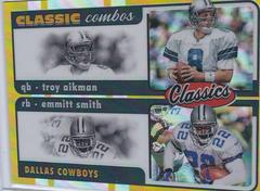 Emmitt Smith, Troy Aikman [Gold] #CC-12 Football Cards 2022 Panini Classics Combos Prices