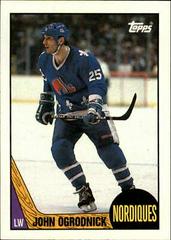 John Ogrodnick #134 Hockey Cards 1987 Topps Prices