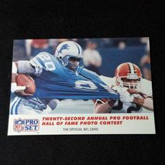 Barry Sanders Football Cards 1990 Pro Set Prices