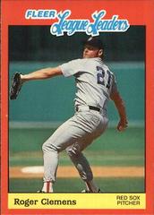 Roger Clemens #5 Baseball Cards 1989 Fleer League Leaders Prices
