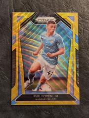 Phil Foden [Gold Wave Prizm] #96 Soccer Cards 2020 Panini Prizm Premier League Prices