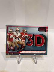 DeForest Buckner / Fred Warner / Nick Bosa [Red] #3D-NFD Football Cards 2020 Panini Score 3D Prices