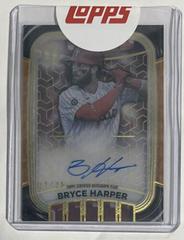Bryce Harper [Orange] Baseball Cards 2022 Topps Tribute Iconic Perspectives Autographs Prices