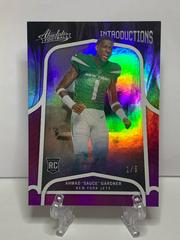 Ahmad 'Sauce' Gardner [Spectrum Purple] #INT-18 Football Cards 2022 Panini Absolute Introductions Prices