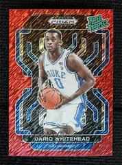 Dariq Whitehead [Red Shimmer] #RP-DWH Basketball Cards 2022 Panini Prizm Draft Picks Rated Prospect Prices