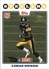 Limas Sweed Football Cards 2008 Topps Kickoff Prices