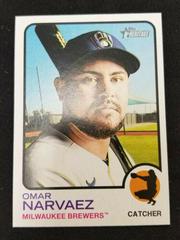 Omar Narvaez #432 Baseball Cards 2022 Topps Heritage Prices