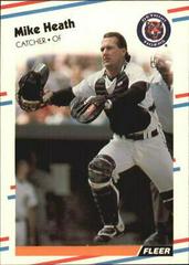 Mike Heath #56 Baseball Cards 1988 Fleer Glossy Prices