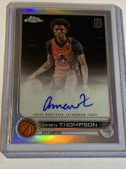 Amen Thompson #CA-AMT2 Basketball Cards 2022 Topps Chrome OTE Overtime Elite Autographs Prices