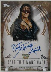 Bret Hart [Bronze] Wrestling Cards 2016 Topps WWE Undisputed Autographs Prices