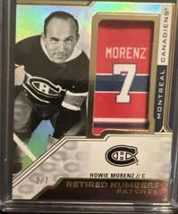 Howie Morenz [Gold] Hockey Cards 2022 Upper Deck Black Diamond Habs Retired Number Patches Prices
