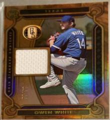 Owen White Baseball Cards 2023 Panini Chronicles Gold Standard Swatches Prices