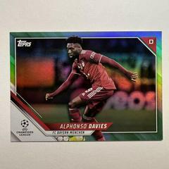 Alphonso Davies [Green] #46 Soccer Cards 2021 Topps UEFA Champions League Prices