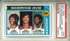 NBA Scoring Leaders: McAdoo, Maravich, Jabbar #145 Basketball Cards 1974 Topps Prices
