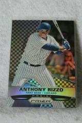 Anthony Rizzo [Black White Checker Prizm] #27 Baseball Cards 2015 Panini Prizm Prices