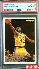James Worthy Basketball Cards 1994 Fleer Prices
