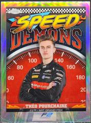 Theo Pourchaire #SD-TP Racing Cards 2023 Topps Chrome Formula 1 Speed Demons Prices