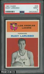 Rudy Larusso Basketball Cards 1961 Fleer Prices