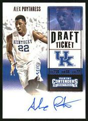 Alex Poythress [Autograph Draft Ticket Red Foil] #156 Basketball Cards 2016 Panini Contenders Draft Picks Prices