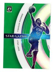 Donovan Mitchell [Green] Basketball Cards 2021 Panini Donruss Optic Star Gazing Prices