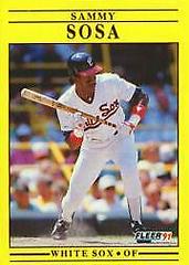 Sammy Sosa Baseball Cards 1991 Fleer Prices
